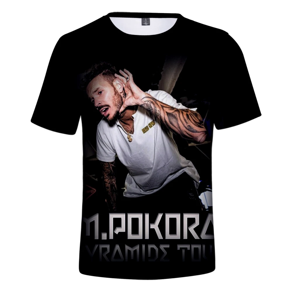 Projekt M. Pokora 3D T Shirt Harajuku T Shirt Men Streetwear Harajuku krótki rękaw M. Koszulka Pokora za duże fajne topy