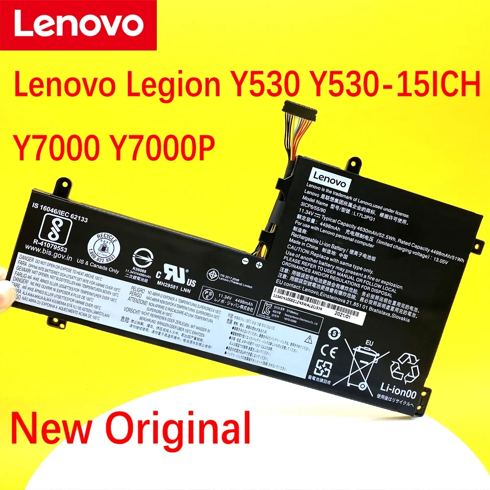 

Original Legion Y530 Y530-15ICH Y7000 Y7000P 2018/2019 L17C3PG2 L17L3PG1 L17M3PG1 L17M3PG3 Laptop Battery