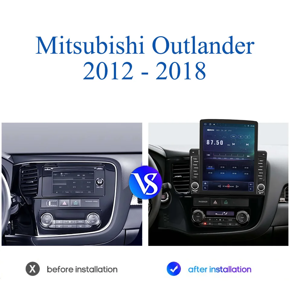 Autoradio for Mitsubishi Outlander 2012 2014 2016 2018 Car GPS Navi Monitor Radio Stereo Music Multimedia Car Intelligent System