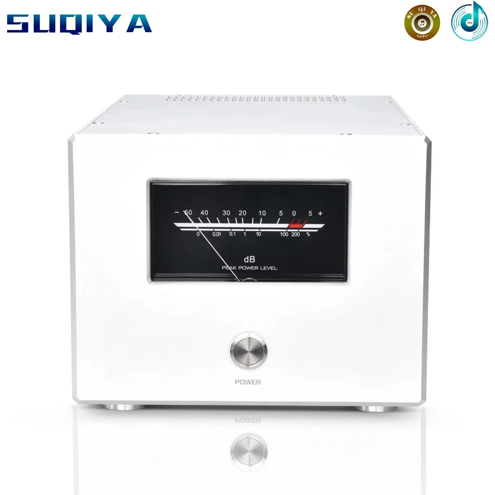1pair 400w*2 Replica Goldmund Telos 300 Line Split Power Amplifier High Power Protection Circuit Vu Meter HIFI Audio Amplifier