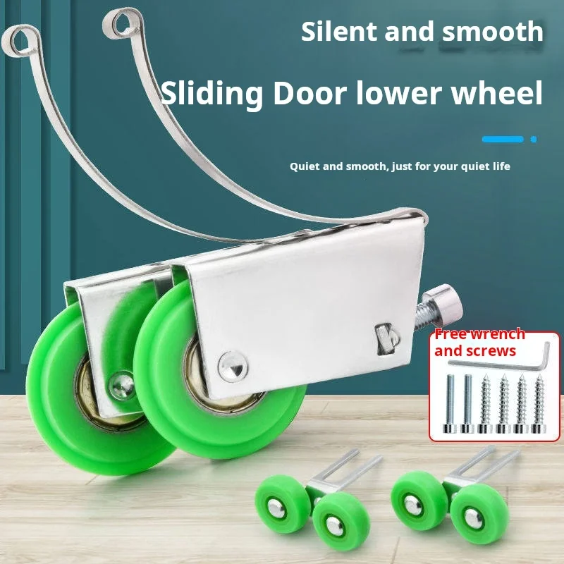 

Sliding Door Floor Wheel Wardrobe Door Wheel Sliding Door Wheel Glass Aluminum Top Bottom Wheel Bathroom Door Toilet Roller