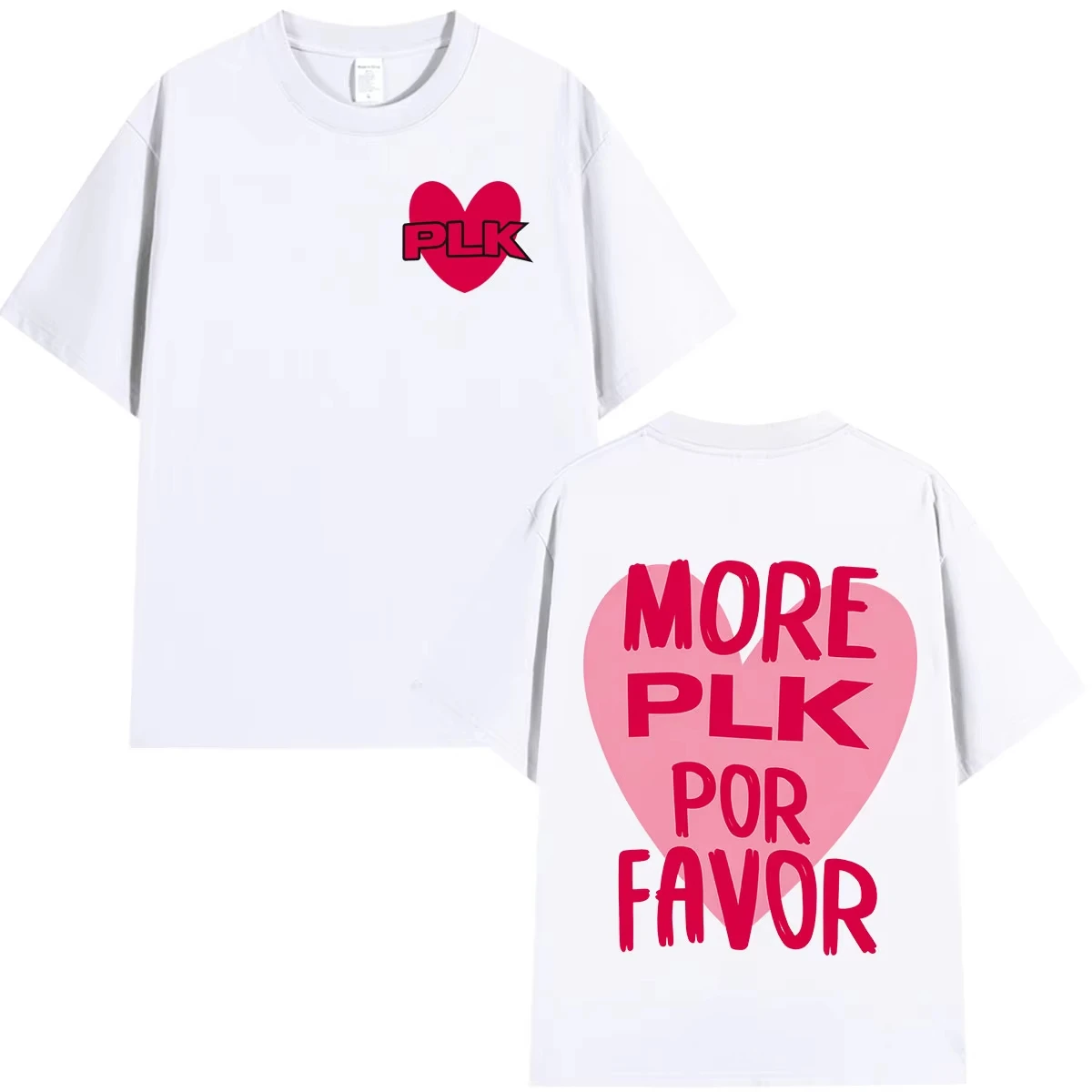 Rapper Plk Tour 2026 Merch T Shirts Men's Women Clothing Fashion Hip Hop Short Sleeves T-shirts Cotton Casual Oversized T-shirt