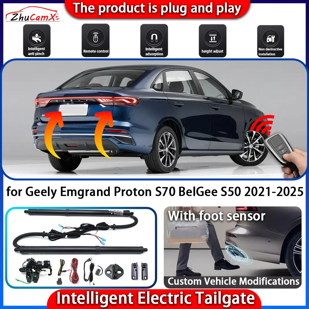 

Smart Powered Tailgate System for Geely Emgrand Proton S70 BelGee S50 2021-2025 Automatic Intelligent Trunk Lift Control Kit