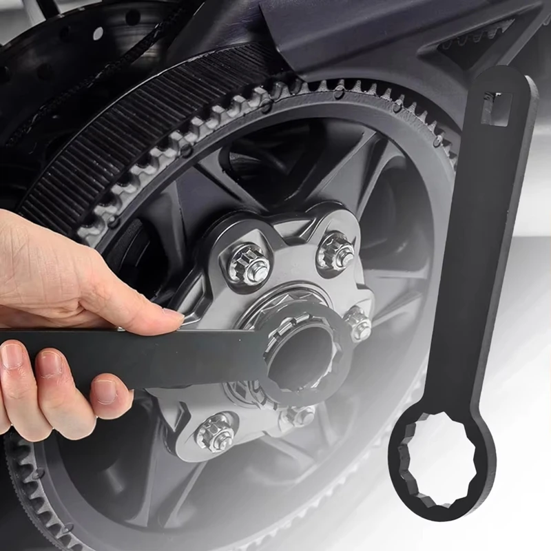 

2025 New 36Mm Rear Axle Nut Torque Adapter Mufflers Removal Not Needed Adjust Belt Tension Rear Axle Nut Torque Adapter Steel
