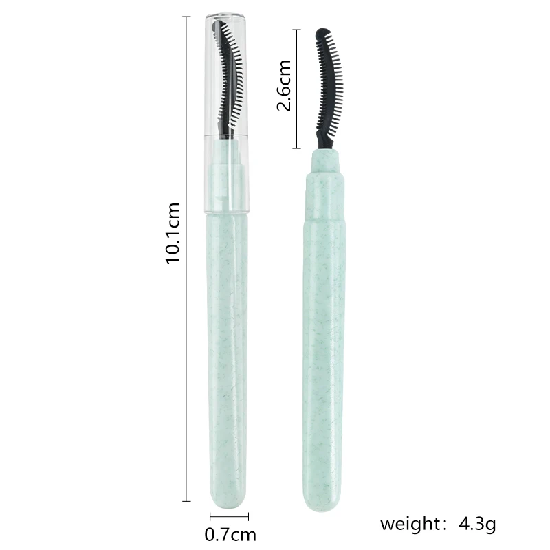 Portable Silicone Lash Makeup Brush Eyebrow Comb Eyelash Extension Brushes For Eyelashes Separating Brow Lifting Beauty Tool