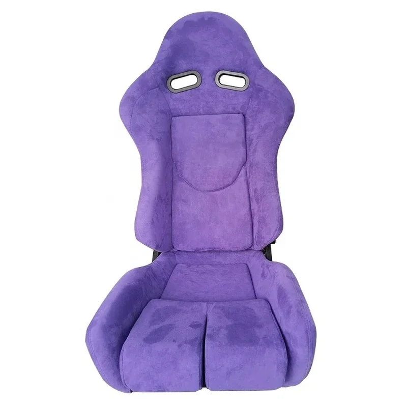 Hot Selling Violet Velvet Racing Bucket Car With Cooling Heating Function