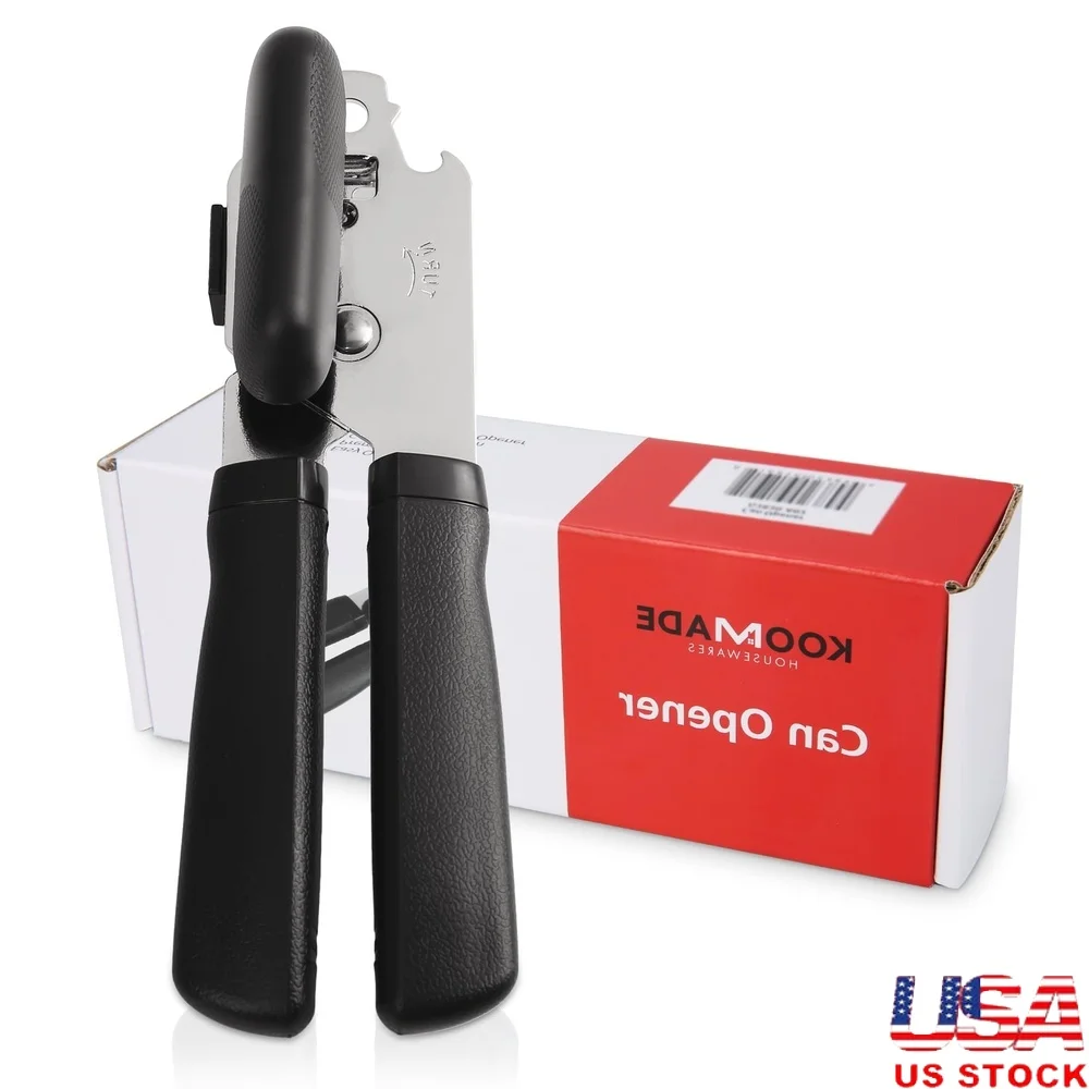 

Ручная открывалка для консервных банок со встроенной открывалкой для бутылок Эргономичная удобная ручка Безопасный гладкий многофункциональный кухонный инструмент для дома и кемпинга