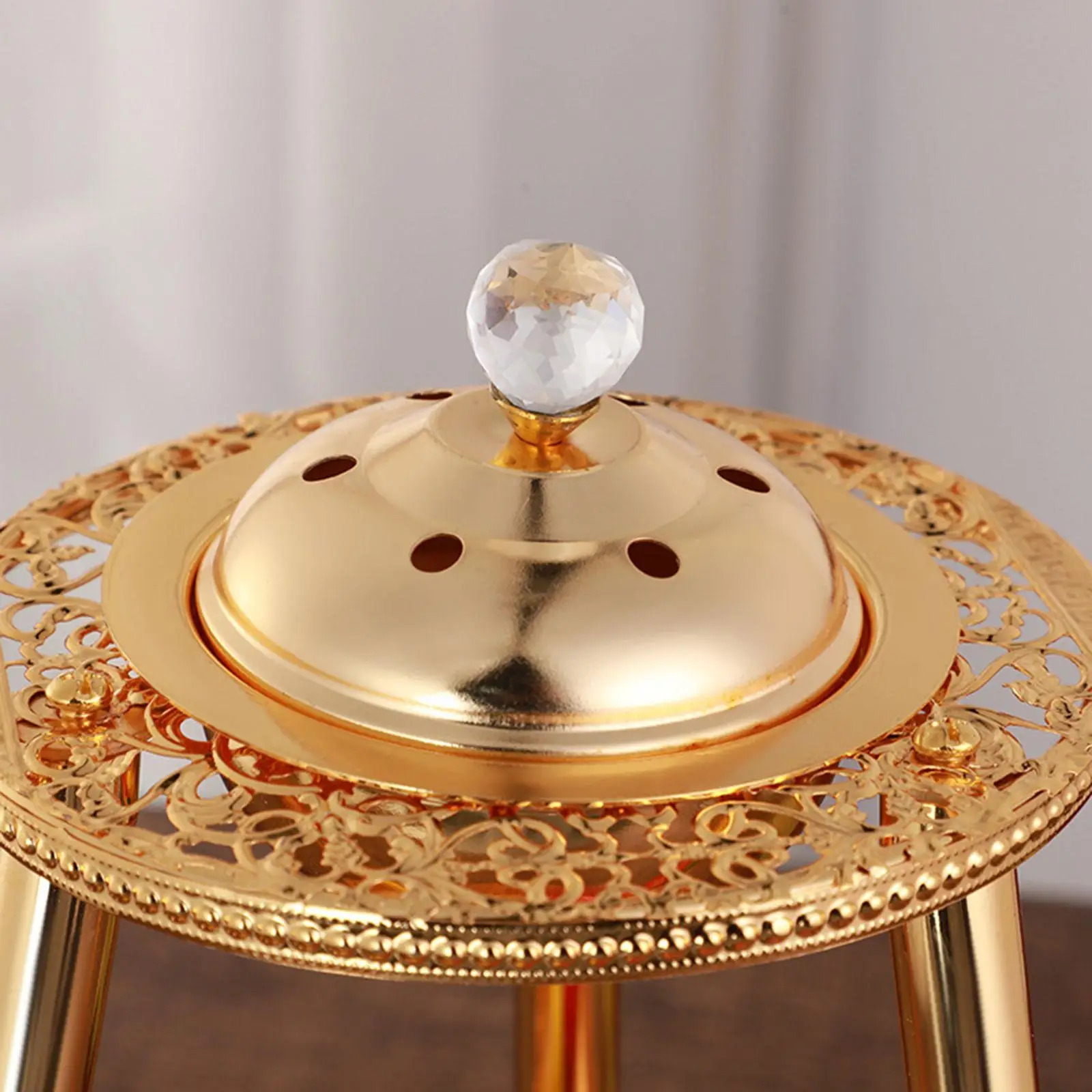 Fruit Tray with Incense Burner Candy Serving Plate Serving Tray Table Organizer