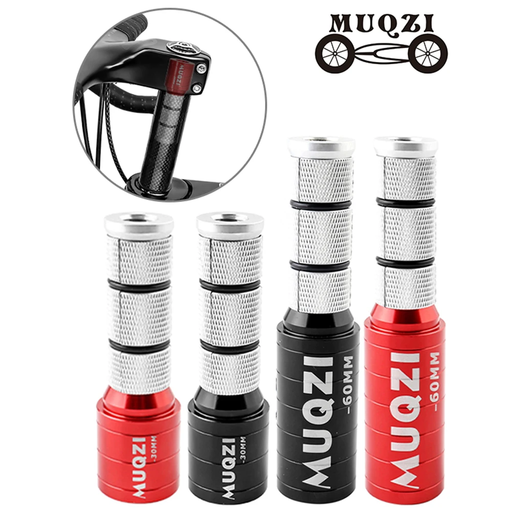 

MUQZI Bike Fork Stem Extension Bicycle Stem Extender Handlebar Riser Extension Adapter Lightweight MTB Bicycle Accessories