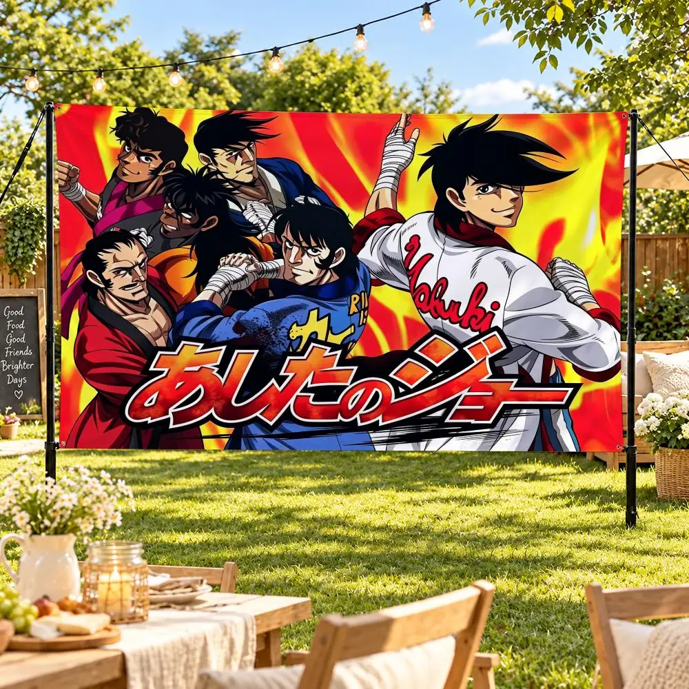 Tomorrows Joe Cartoon Flags Suitable For Party Club Outdoor Interior Wall Art Decoration Banner Fans Gift