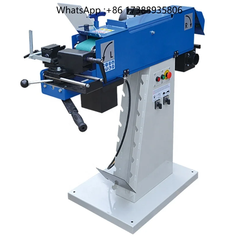 Pipe Notcher Machine - 100x2000mm Belt Sander for Pipe Groove, Metal Tube Notching & Polishing