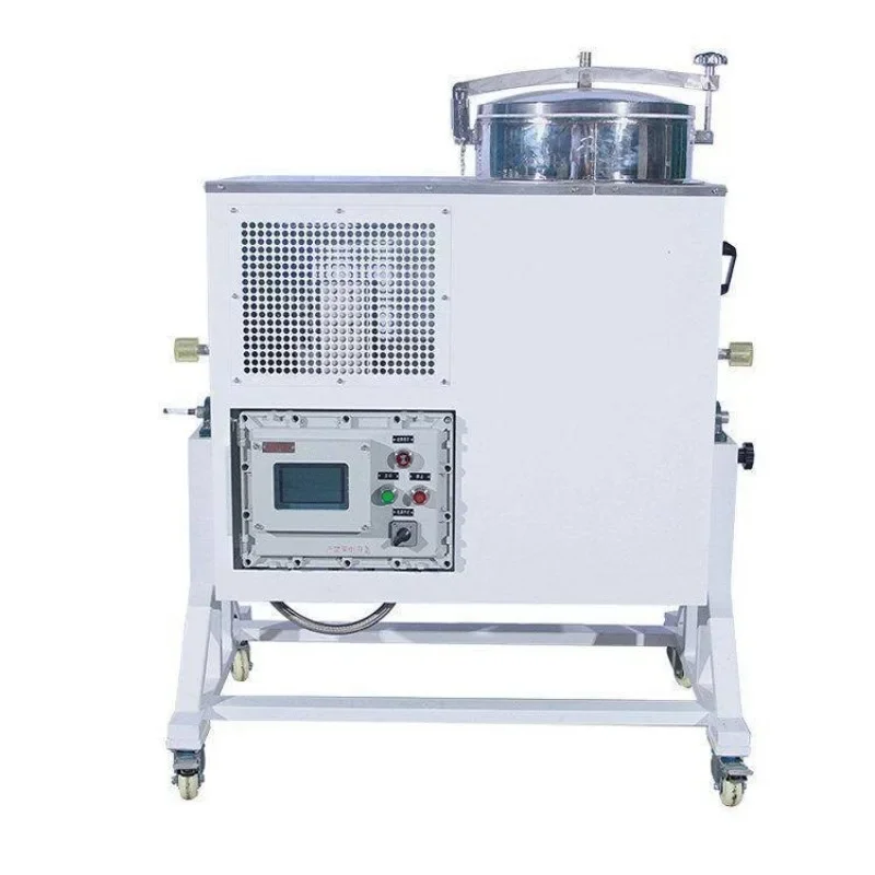 Stainless steel numerical control explosion-proof alcohol solvent recovery machine, chemical solvent distillation device