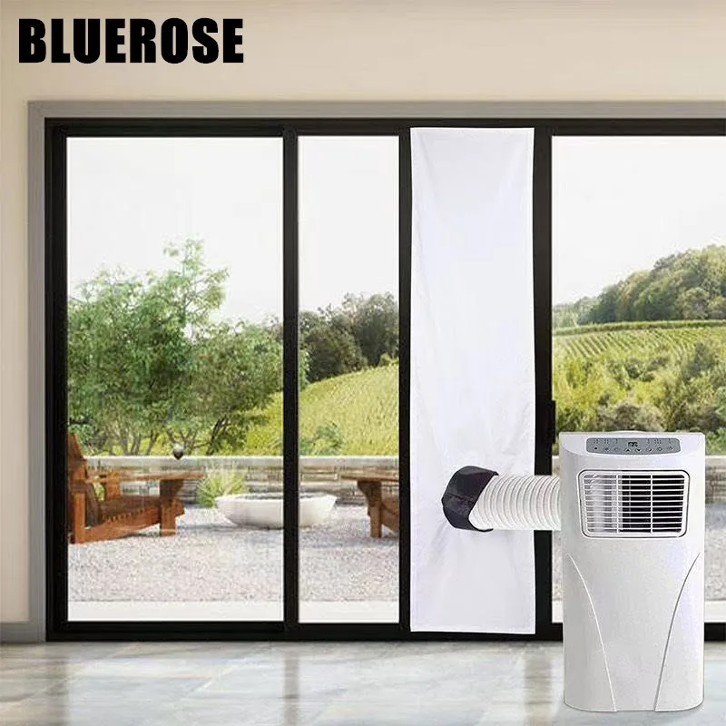 Portable Air Conditioner Window Seal Cloth AC Vent Seal Cover for Sliding Window Mobile Air Conditioner Exhaust Hose Sealing Kit