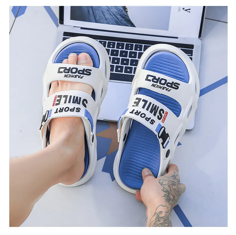 Herren-Sommer-Outdoor-Sandalen – Rutschfeste, geruchsabweisende Freizeit- und Fahrersandalen, ultraweiche Cloud-Comfort-Strandslipper für Herren – Detail 18