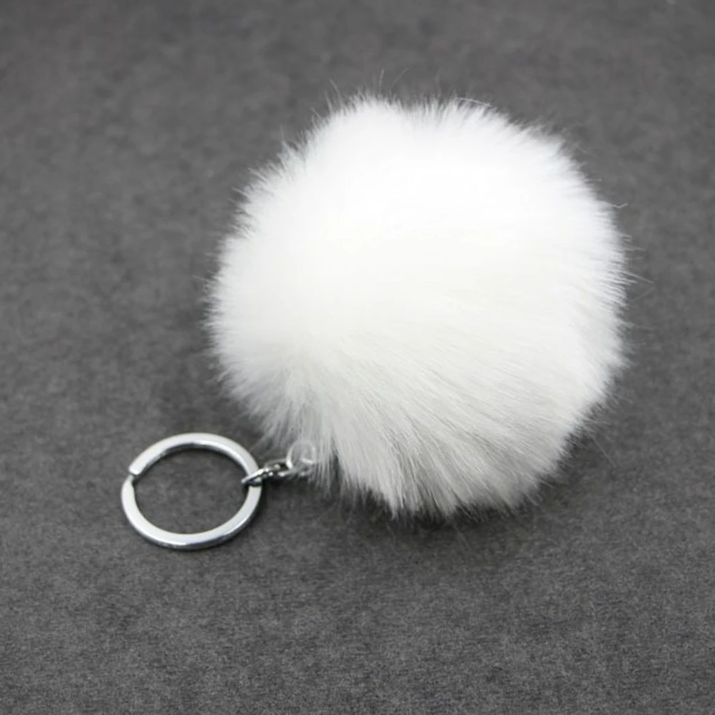 

16pcs Ball Keychain Cute Key Ring Fashion Pendant Durable Lovely Ball Keyring Gift Bag Accessory Decor Creative Keychain