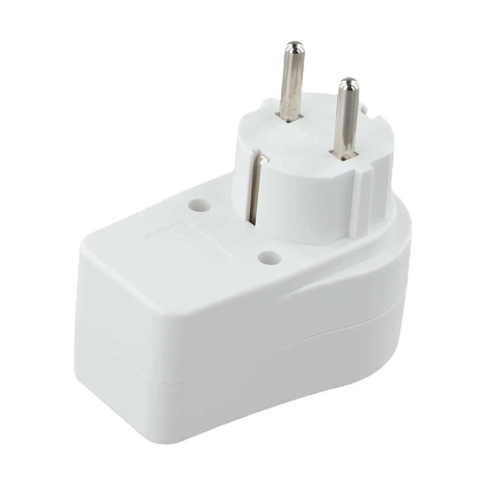 European 1 to 1 Way Power Adapter Socket With Switch 16A 250V Rated Voltage Suitable for Germany and EU Devices for Max Power