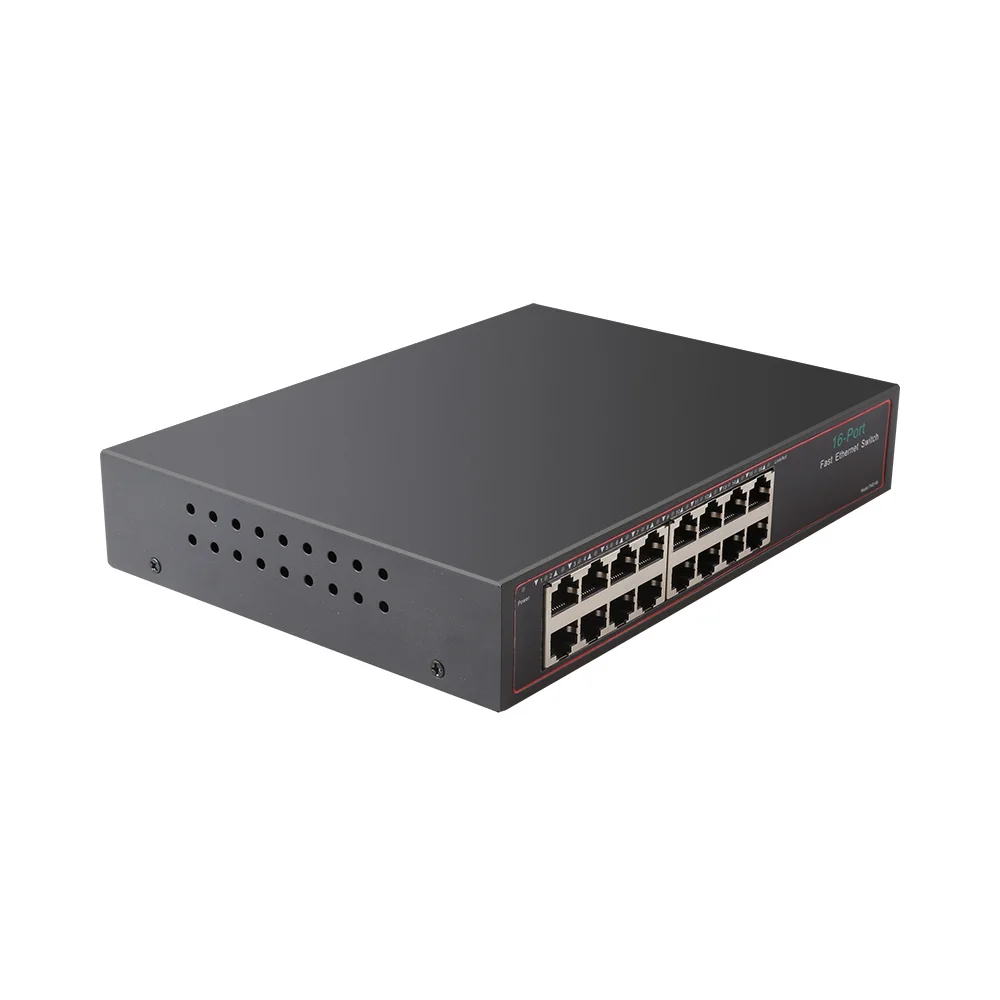 

16 Port 100m+2port 1000m+1sfp Poe Switch