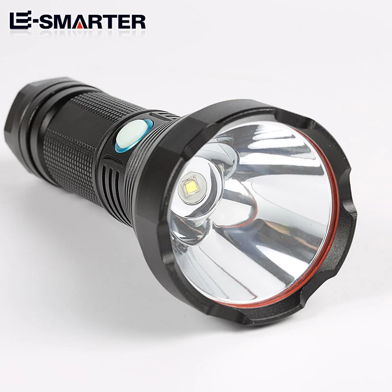 High Power Lighting Hiking Flashlight SST 40 LED Searchlight Tactics Flashlight USB Rechargeable Camping Flashlight