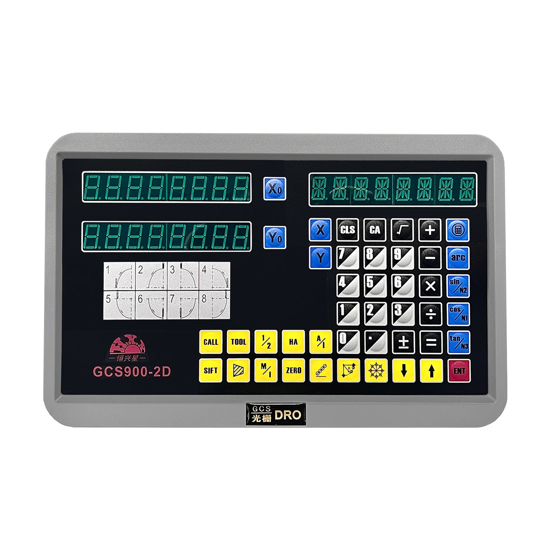 Imagem -03 - Readout Digital com Codificador de Escala Linear Eixos Dro Ac110v 220v Display 501000 mm Fresagem Lathe Dro Novo Pcs Gcs9002d