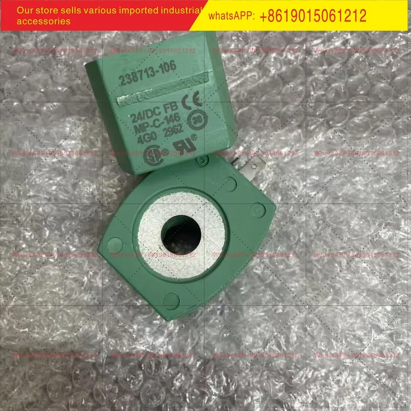 238713-106, ASCO 3 inch pulse valve coil, 24VDC 22.6W