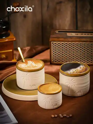 1 पीस डेजर्ट कैमल और पाम ट्री सिरेमिक कॉफी मग कॉफी कप - दोबारा इस्तेमाल करने योग्य, हाथ से धोने योग्य, गिफ्ट, घर की सजावट, समारोहों के लिए टिकाऊ कप 10 best sales सिरेमिक कॉफी कप - №9