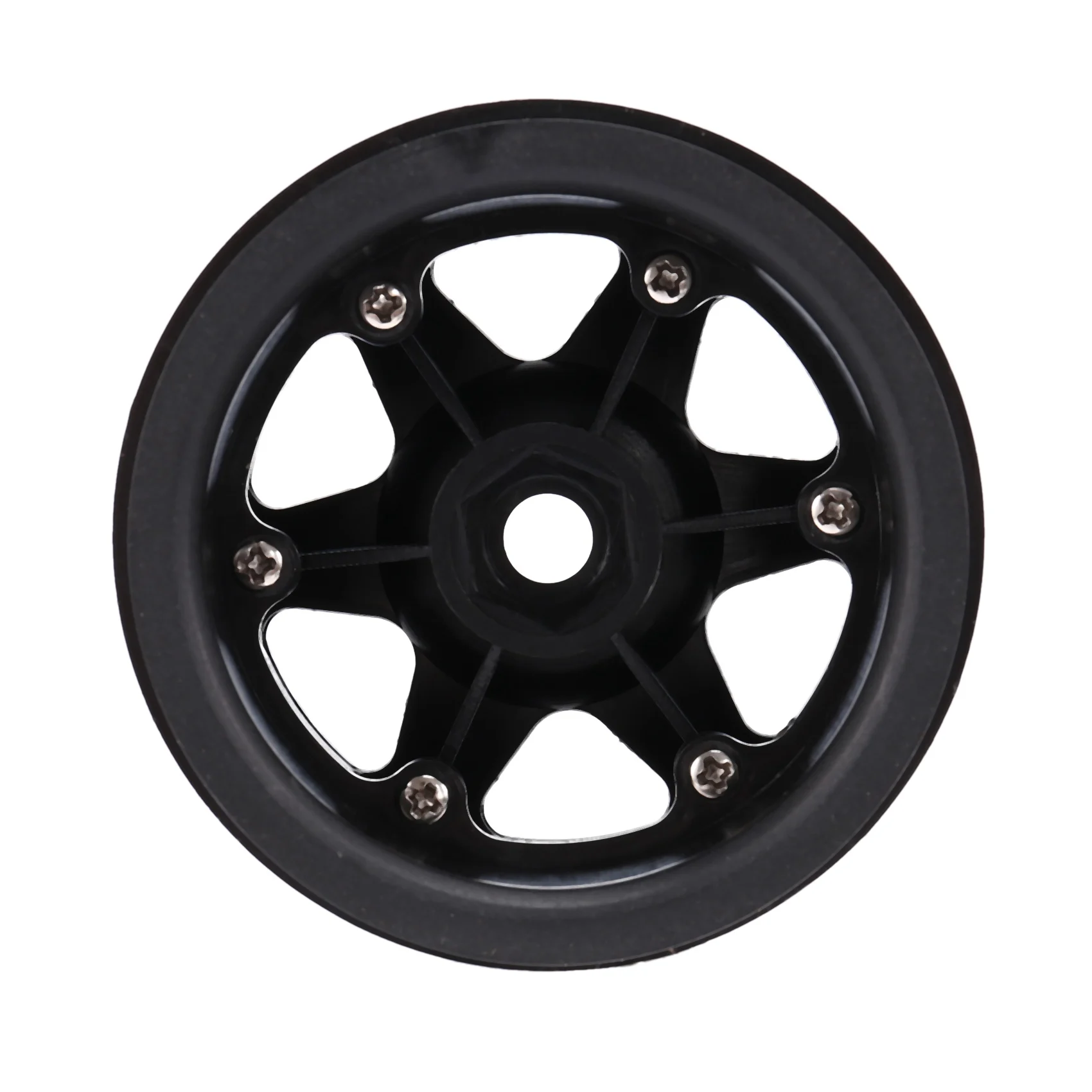 

4PCS Plastic 2.2 Beadlock Wheel Rim Wheel Hub For 1/10 RC Crawler Car Axial SCX10 Wraith RR10 Capra Traxxas TRX4-AM