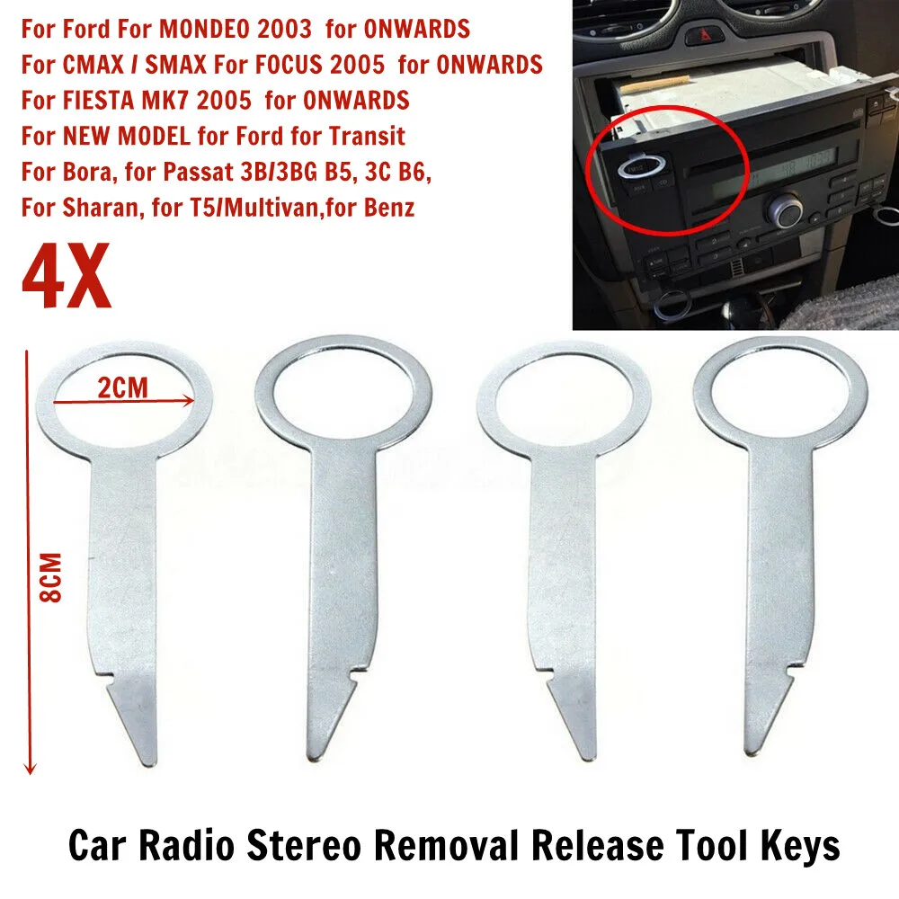 4Pcs Car Radio Ster…