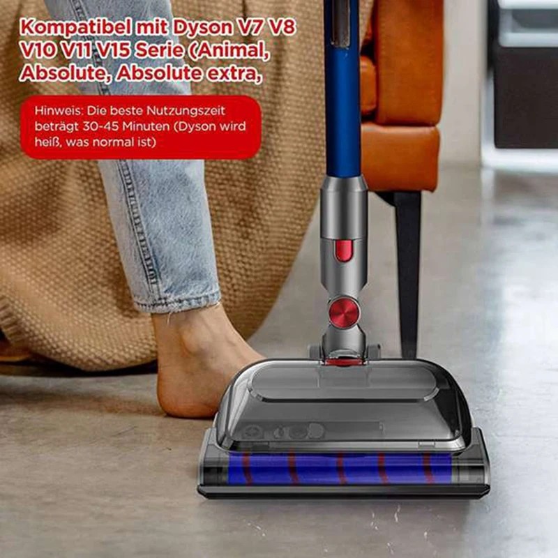 Attachment Mop Suction Electric Mop With Lock And Mop For Dyson V15 V11 V10 V8 V7 Vacuum Cleaner Accessories