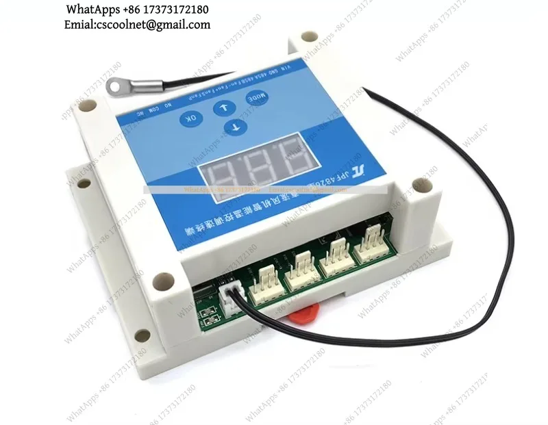JS03 Intelligent Temperature Control Cooling Fan Speed Controller 12V 24V Multi-Channel PWM Governor Module RS485 Cabinet