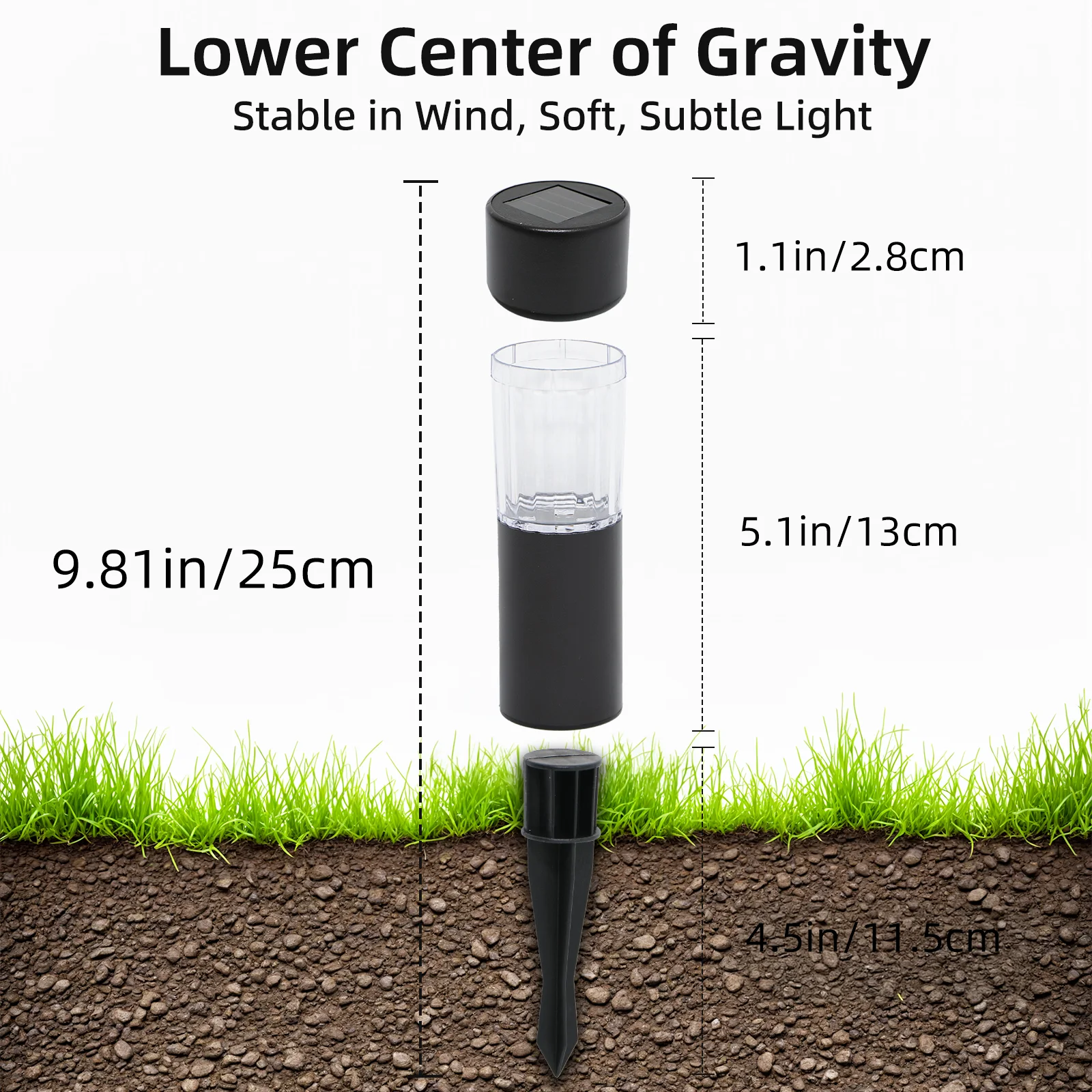 20 Pack Small Solar Pathway Lights Outdoor,Dusk To Dawn, Auto On/OFF,3000K Warm Solar Powered Outside Front Yard Lights