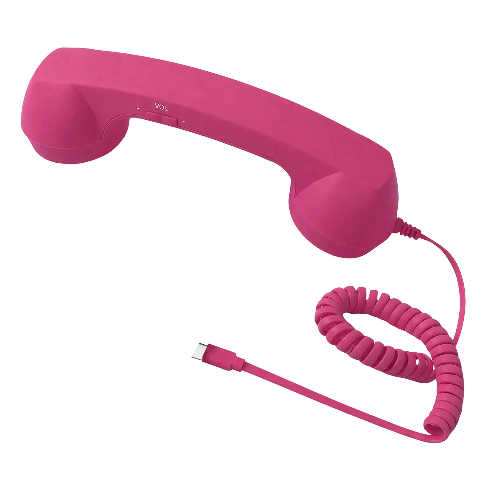 Retro Phone Handset with Volume Control & Mic Clear Sound Mobile Phone Telephone Handset for Cell Mobile Video Conferences Calls