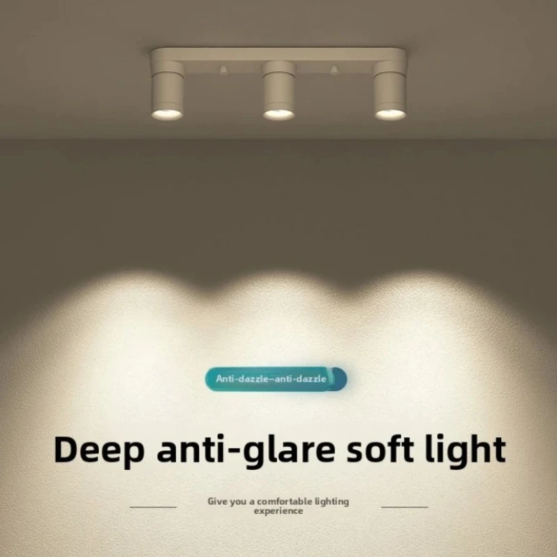 

Вращающийся светодиодный потолочный светильник для коридора, точечный светильник для балкона, прохода, гостиной, гардероба, внутреннее освещение, регулируемый угол