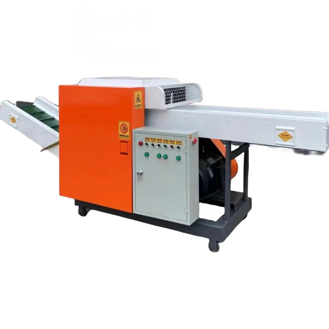 Soft Material Fabric Old Clothes Palm Straw Fiber Fishing Net Plastic Film Cutting Shredding Crushing Machine