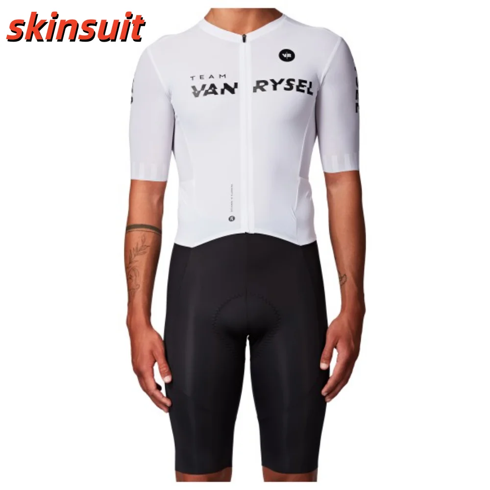 Customizable Trisuit Triathlon Men Skinsuit Clothing Jumpsuit Cycling Running Wetsuit Competition Apparel Thick 9D Seat Cushion