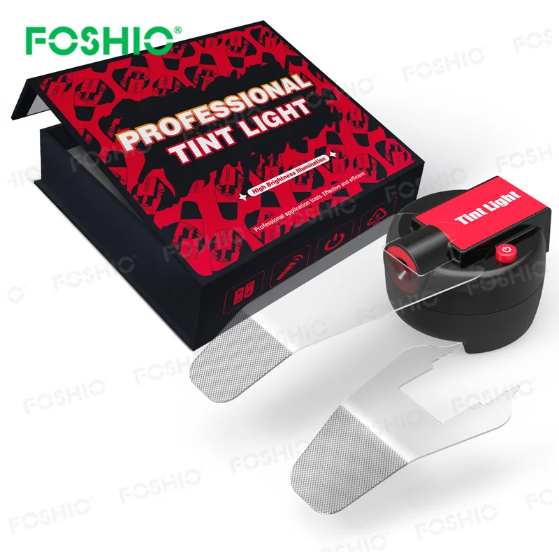 Foshio Precision Window Film Cutting Tool With Ultra-Bright Led Light  Car Wrap Ppf Air Bubble Tool Window Tint LED Light