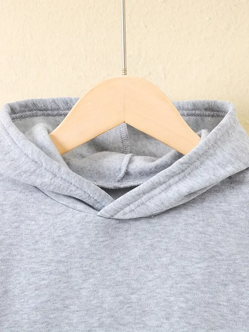 طقم هوديي وسروال للفتيات من ديزني مكون من قطعتين مع خياطة كرتونية وحزام خصر مطاطي للركض للخريف والشتاء