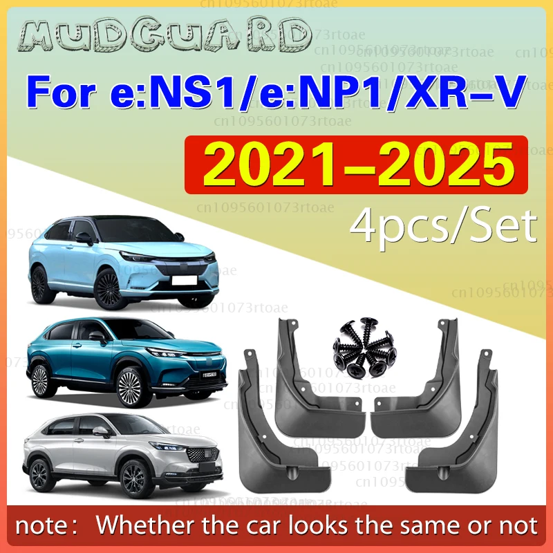 

Car Mudguard For Honda e:NS1 e:NP1 ENS1 EV XR-V XRV 2021-2025 Antifreeze Flap Mudflap Splash Guard Wheel Fender Car Accessories
