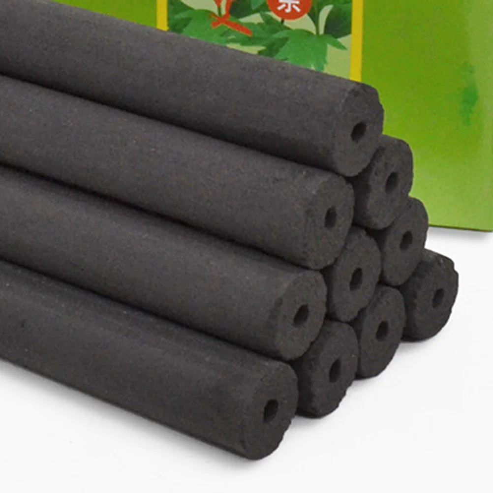 10pcs 12x12cm Smokeless Moxa Rolls Handmade Moxa Sticks Bar for Moxibustion (Black) Chinese moxa