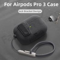 Case for AirPods Pro3 Gen (2025) with Secure Lock Full Body Shock-Proof Military Hard Cover For Apple AirPods Pro 3nd Generation