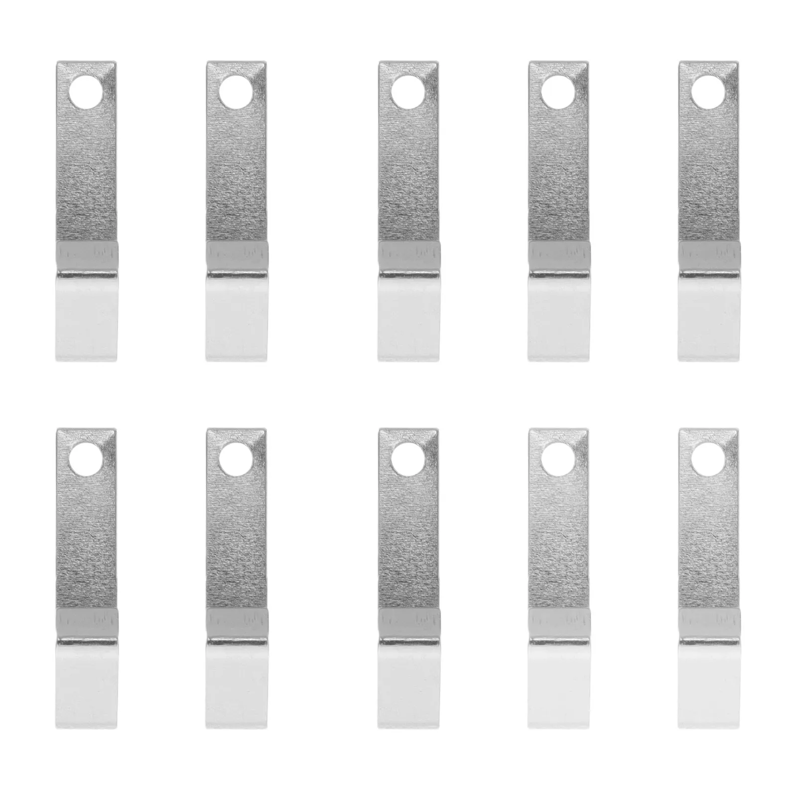 10Pcs Battery Spring Contact Plate 0.98x0.31in High Conductivity Metal Aa 9V Battery Terminal Connector Spring for Remote