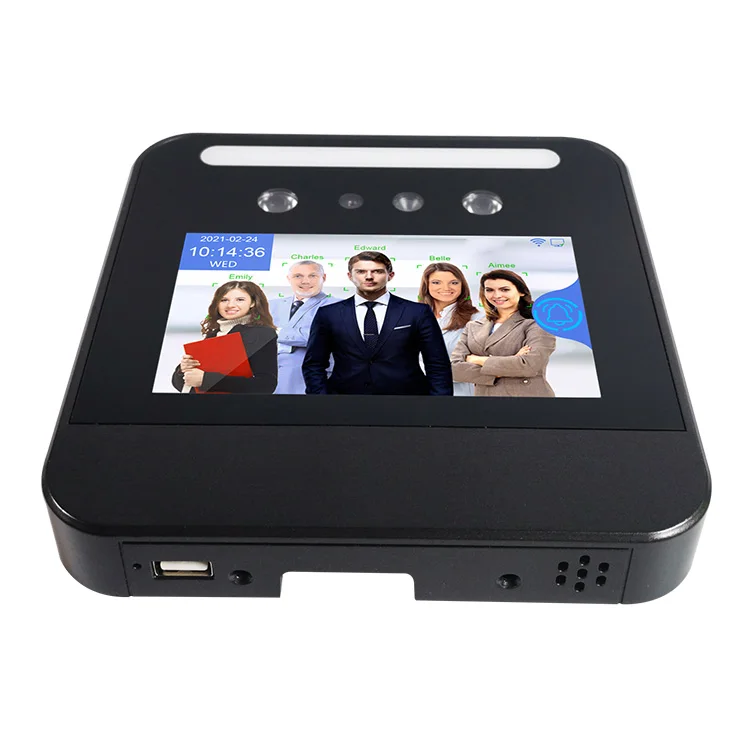 AI03F 4G Palm Vein Reader Face Recognition Night Vision Time Attendance  with Cloud Customized Logo WiFi Touch Screen