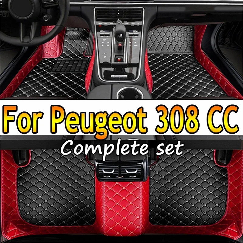 

Car Mats Floor For Peugeot 308 CC T7 2008~2013 Waterproof Protection Carpets Leather Mat Cubre Pisos Para Autos Car Accessories