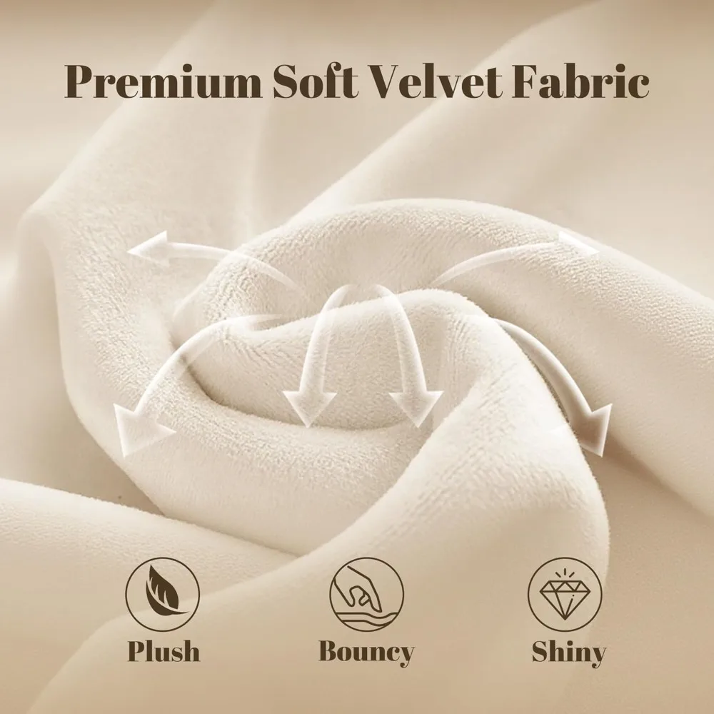 Struttura del letto Queen Sleigh imbottita in velluto Testiera con alette Pedana a scorrimento Nessun pulsante di supporto robusto necessario con molle