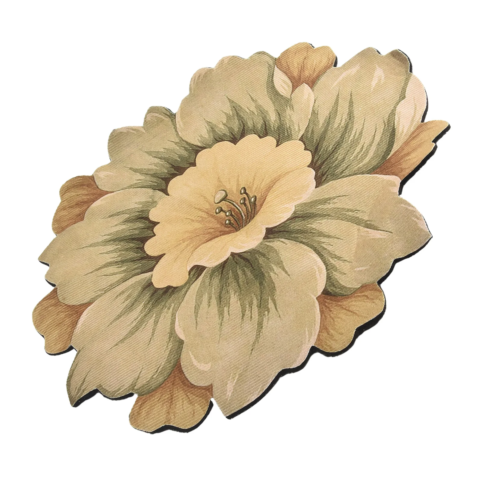 40x40cm Small Flower Shaped Carpets Lotus Floor Mat For Living Room Sofa Mat Bathroom Water Absorbing Anti-skid Rugs