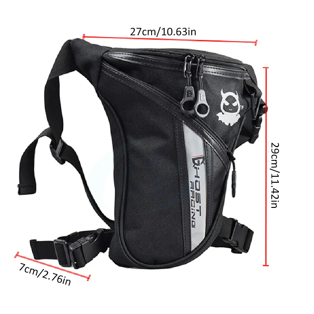 Men's Drop Leg Bag Motorcycle Bike Thigh Waist Fanny Pack Outdoors Travel Sports Riding Cycling Fishing Camping Hiking Bag