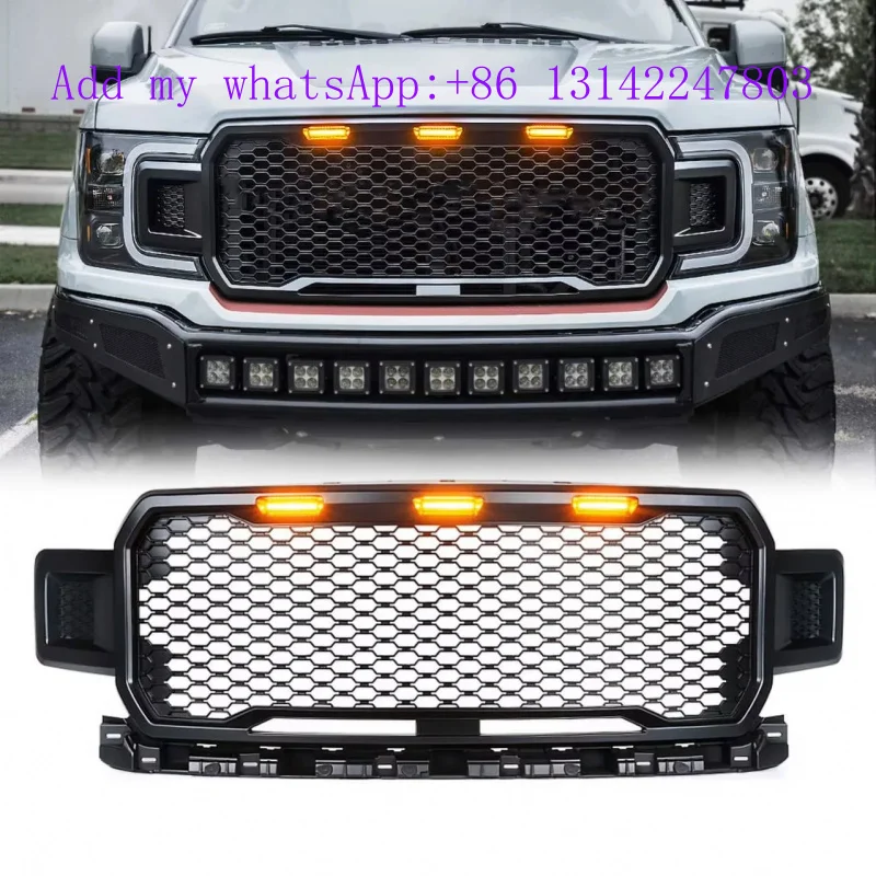 

2018 2019 Accessories Raptor Bodykit Parts Front Bumper Grill for F150 Car Grille