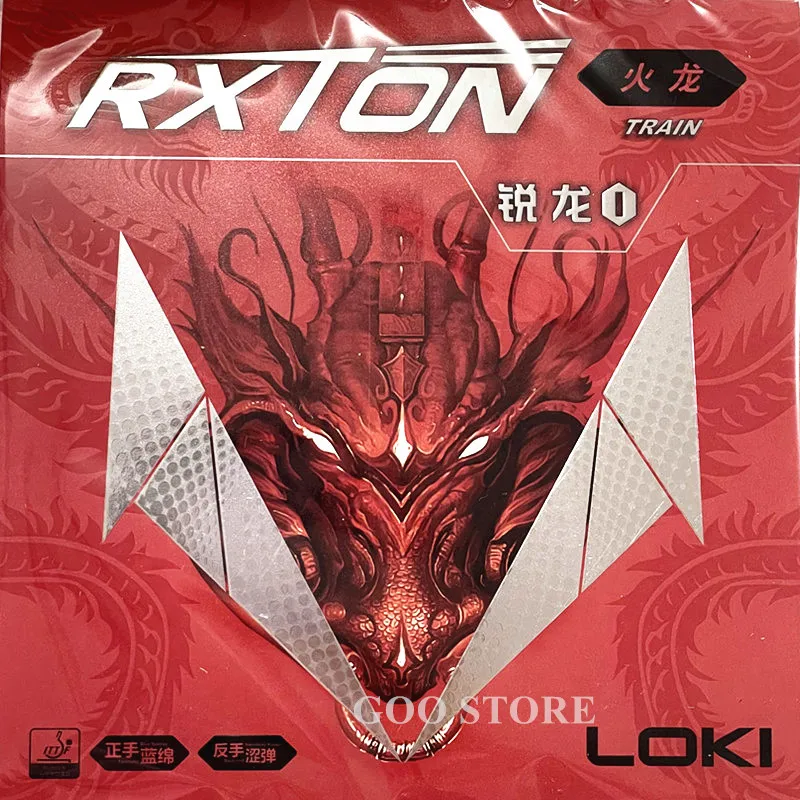 

LOKI RXTON 1 FIRE DRAGON Table Tennis Rubber Fast Attack Original LOKI Ping Pong Sponge