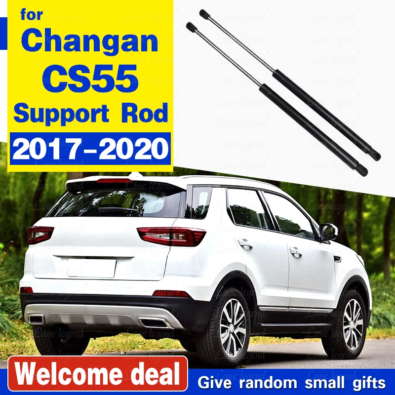 

2pcs Car Rear Tailgate Boot Gas Lift Support Struts Bar for Changan CS55 2017-2020 Rear trunk Lift Support gas Strut Prop Rod