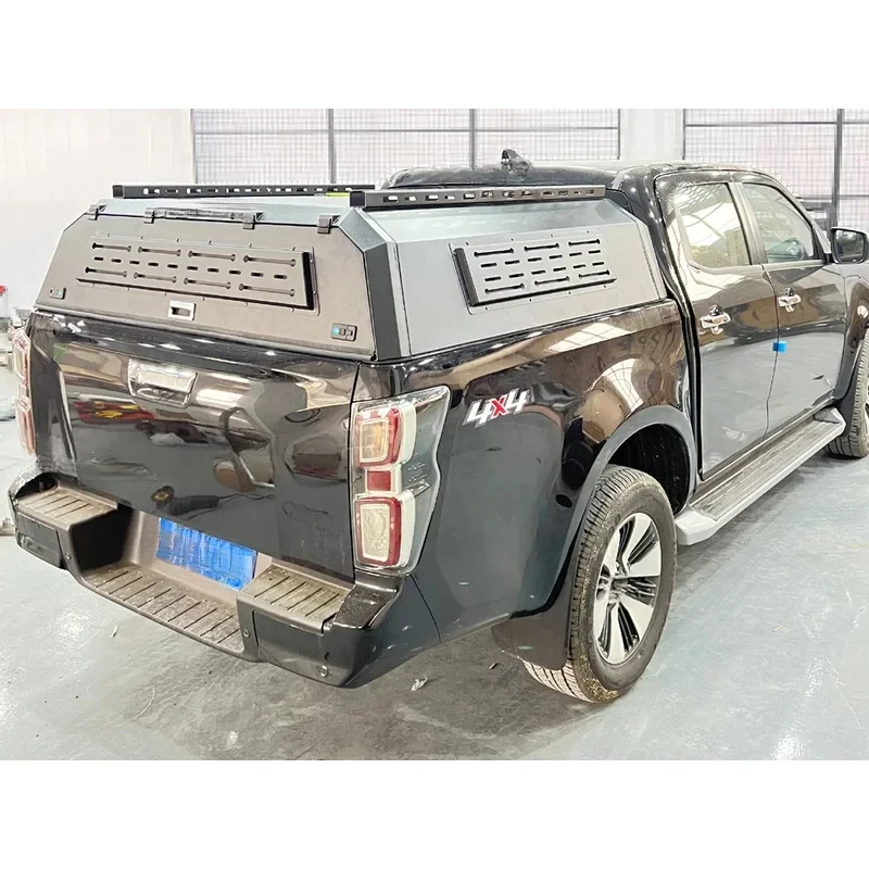 Modification Half-Height Pickup Truck Canopy Hard Topper Truck Tonneau Cover Topper Use