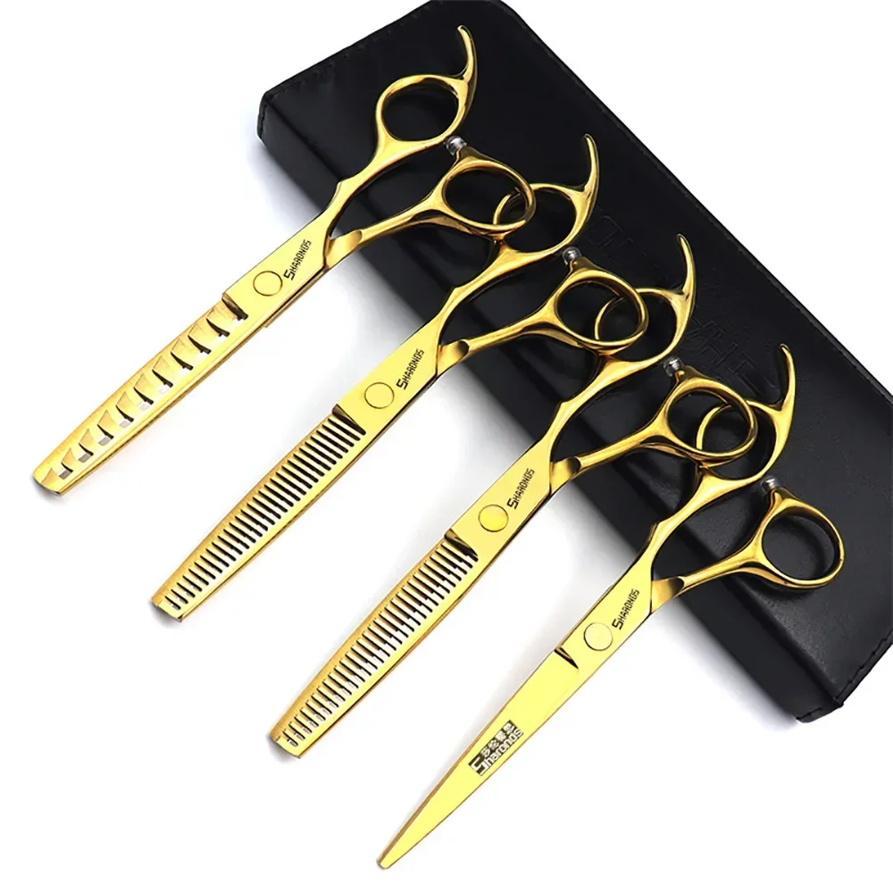 SHARONDS Hairdressing Scissors Professional 6 Inch  Barber Specialized Clippers Hairdressers Dedicated Shears Hair Cutting Tools